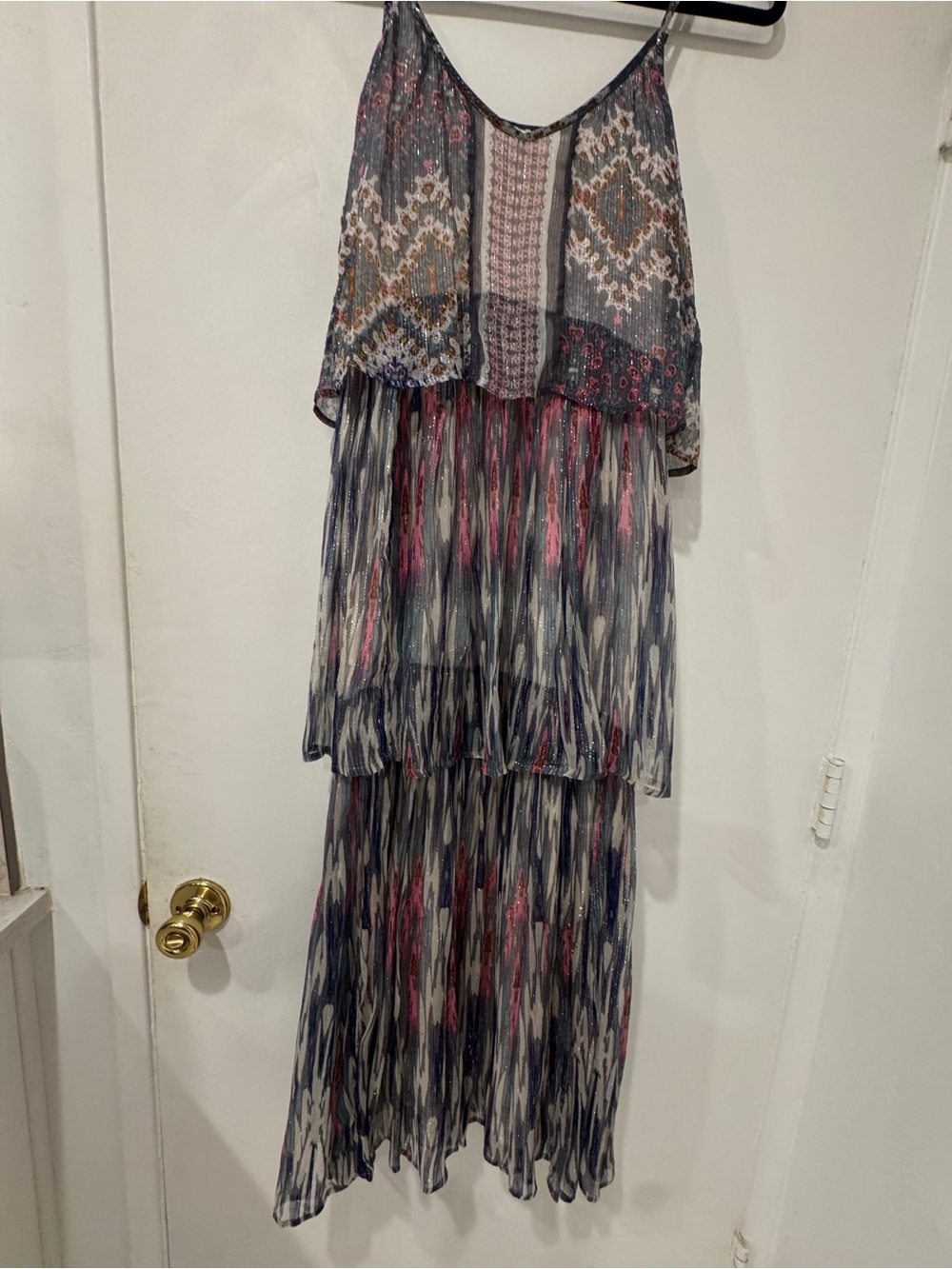 EUC Meadow Rue by Anthropologie Josie Tiered Maxi Dress — Size 2 - Picture 7 of 11